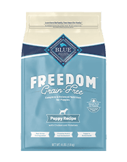 BLUE Freedom Grain Free Puppy Recipe Chicken Recipe